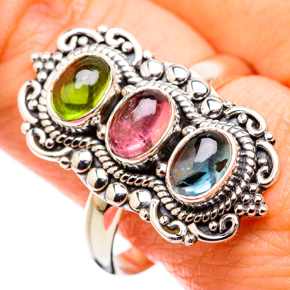 Tourmaline Rings handcrafted by Ana Silver Co - RING130141