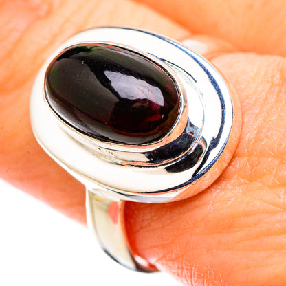 Black Opal Rings handcrafted by Ana Silver Co - RING130148
