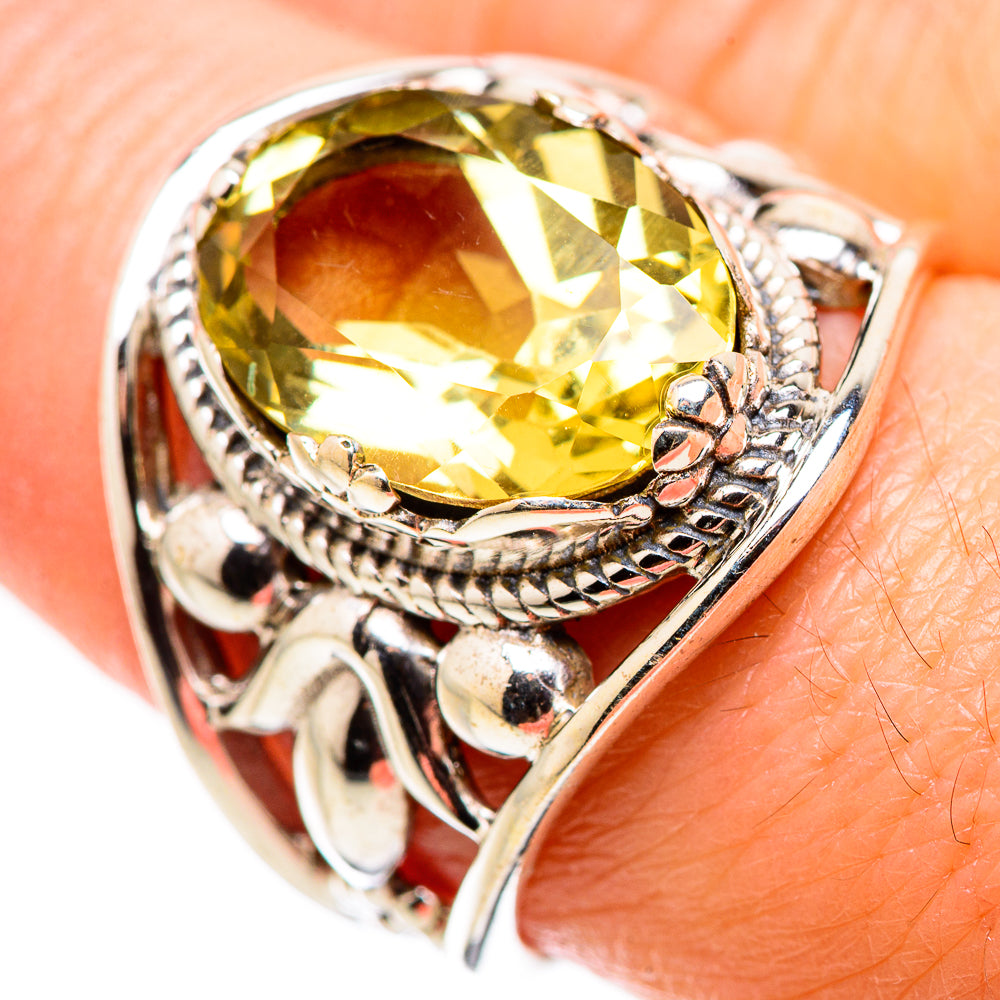 Citrine Rings handcrafted by Ana Silver Co - RING130152