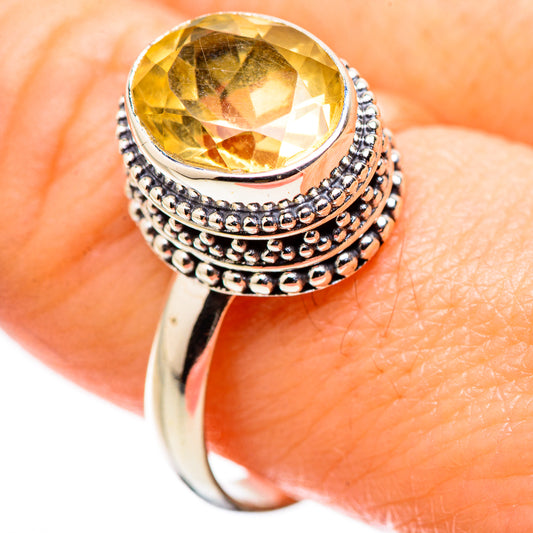 Citrine Rings handcrafted by Ana Silver Co - RING130161