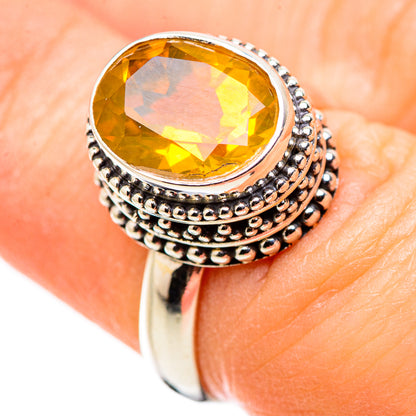 Citrine Rings handcrafted by Ana Silver Co - RING130162