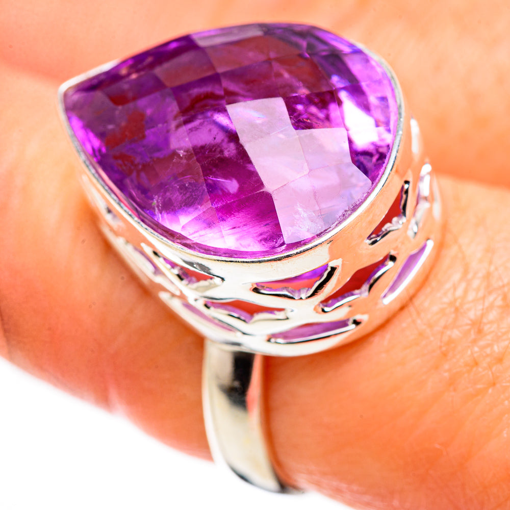 Amethyst Rings handcrafted by Ana Silver Co - RING130168