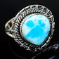Larimar Rings handcrafted by Ana Silver Co - RING13017