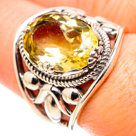 Citrine Rings handcrafted by Ana Silver Co - RING130179
