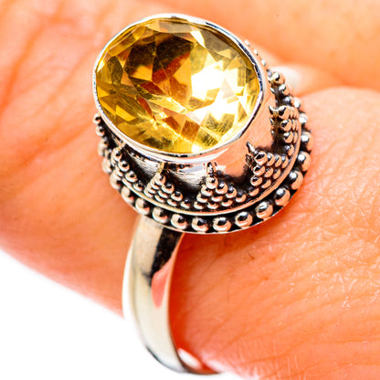 Citrine Rings handcrafted by Ana Silver Co - RING130190