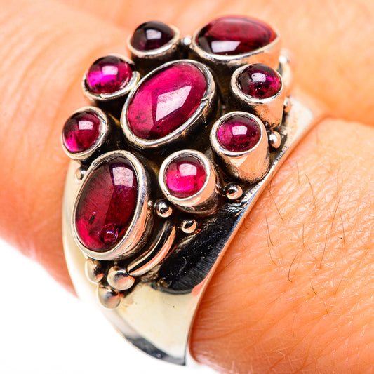 Garnet Rings handcrafted by Ana Silver Co - RING130192