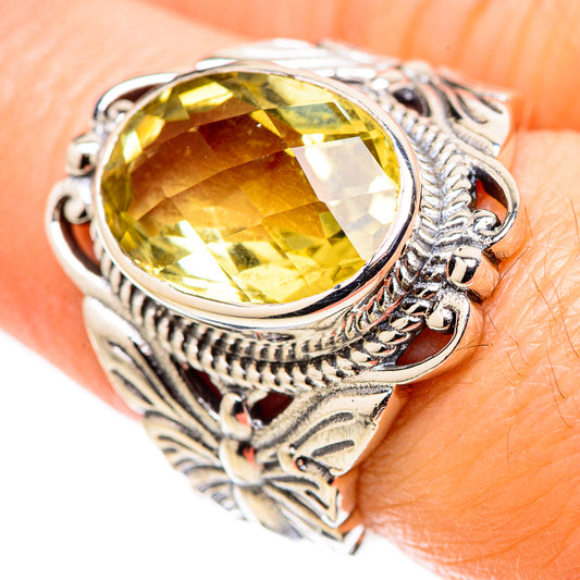 Citrine Rings handcrafted by Ana Silver Co - RING130205
