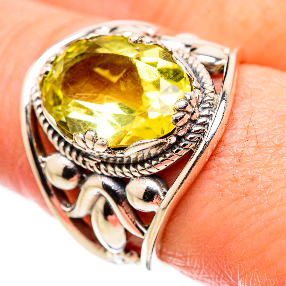 Citrine Rings handcrafted by Ana Silver Co - RING130206