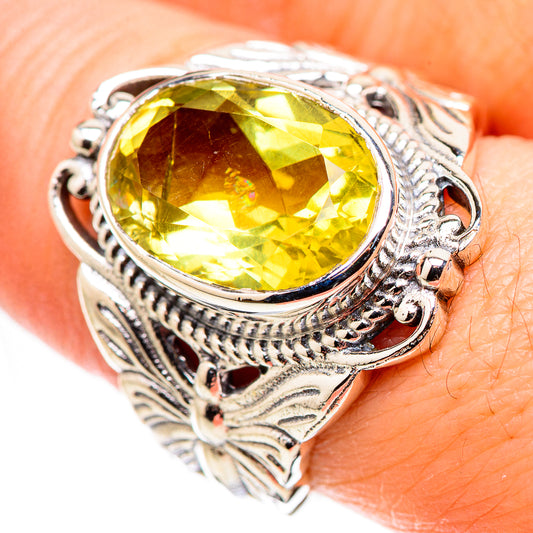 Citrine Rings handcrafted by Ana Silver Co - RING130231