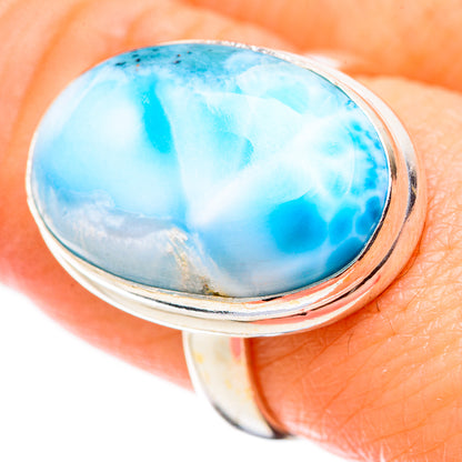 Larimar Rings handcrafted by Ana Silver Co - RING130233