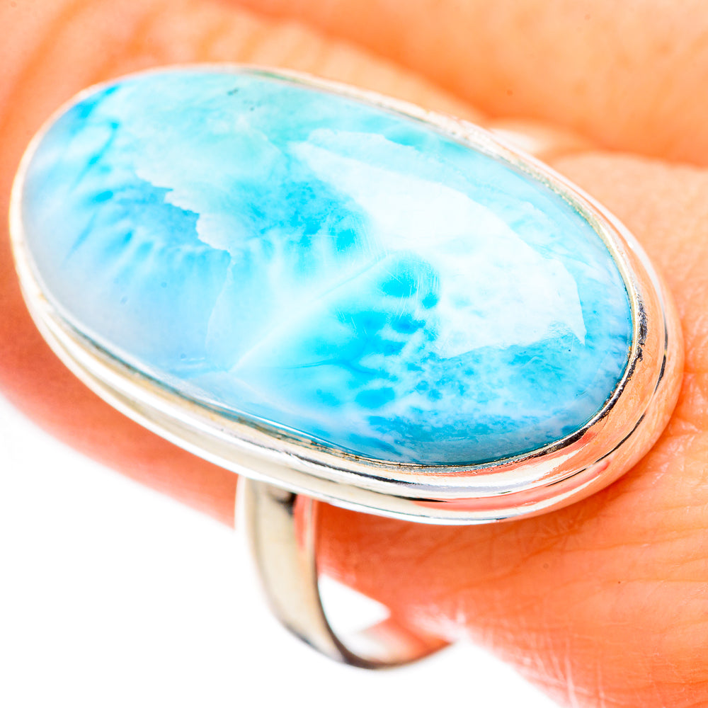 Larimar Rings handcrafted by Ana Silver Co - RING130276
