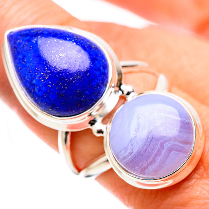 Lapis Lazuli Rings handcrafted by Ana Silver Co - RING130277