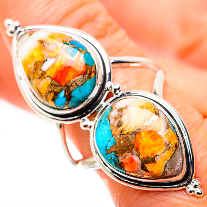 Spiny Oyster Turquoise Rings handcrafted by Ana Silver Co - RING130296