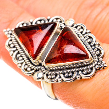 Baltic Amber Rings handcrafted by Ana Silver Co - RING130304