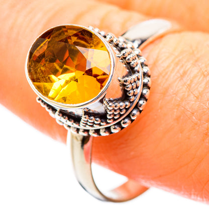 Citrine Rings handcrafted by Ana Silver Co - RING130338