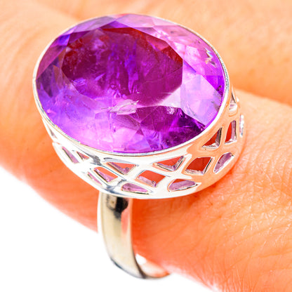 Amethyst Rings handcrafted by Ana Silver Co - RING130344