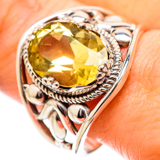 Citrine Rings handcrafted by Ana Silver Co - RING130352