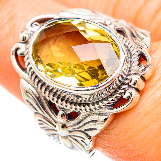 Citrine Rings handcrafted by Ana Silver Co - RING130353