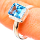 Blue Topaz Rings handcrafted by Ana Silver Co - RING130359