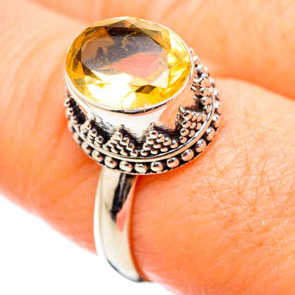 Citrine Rings handcrafted by Ana Silver Co - RING130367