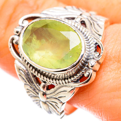 Prehnite Rings handcrafted by Ana Silver Co - RING130393