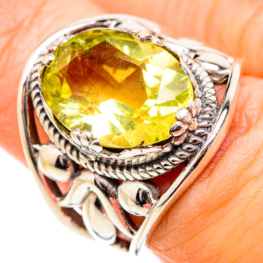 Citrine Rings handcrafted by Ana Silver Co - RING130412