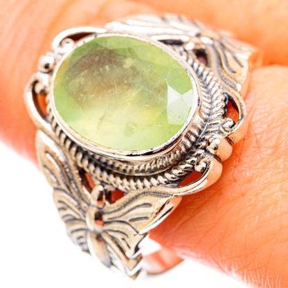 Prehnite Rings handcrafted by Ana Silver Co - RING130424