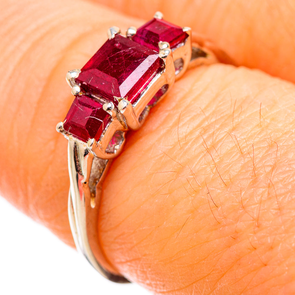 Ruby Rings handcrafted by Ana Silver Co - RING130429