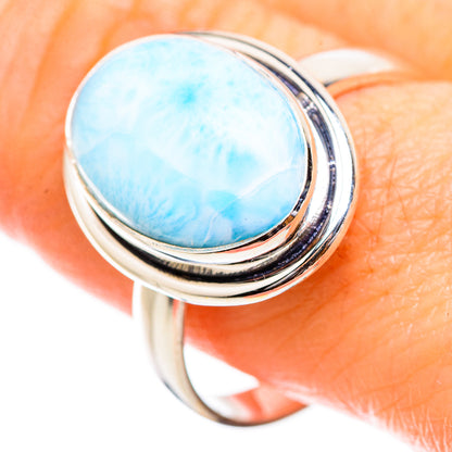 Larimar Rings handcrafted by Ana Silver Co - RING130442