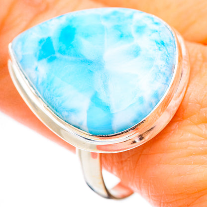 Larimar Rings handcrafted by Ana Silver Co - RING130471
