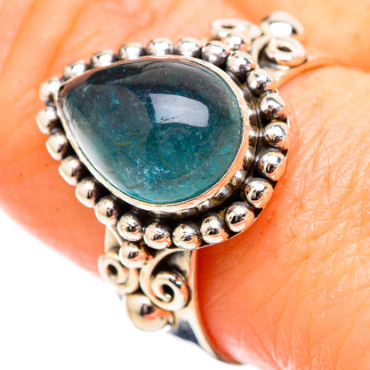 Blue Fluorite Rings handcrafted by Ana Silver Co - RING130474