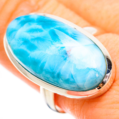 Larimar Rings handcrafted by Ana Silver Co - RING130478