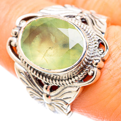 Prehnite Rings handcrafted by Ana Silver Co - RING130480