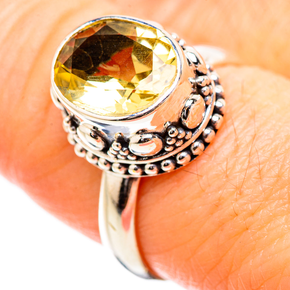 Citrine Rings handcrafted by Ana Silver Co - RING130483
