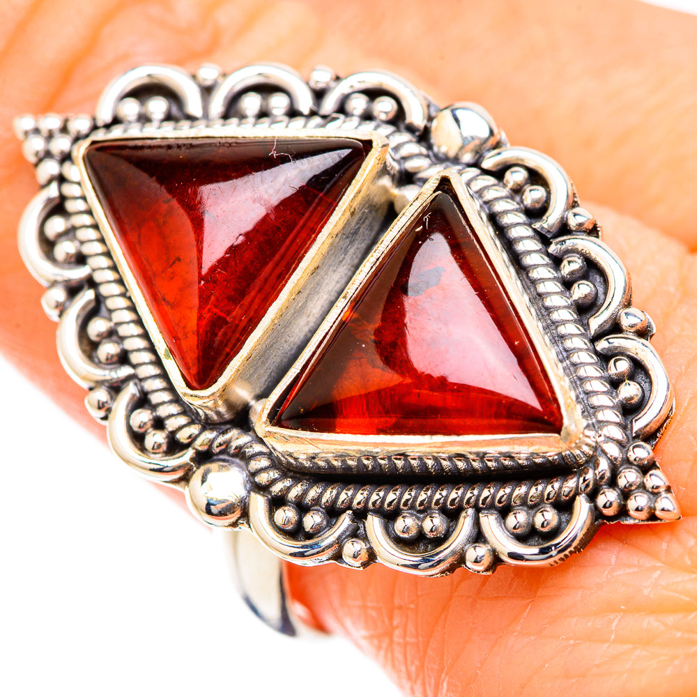Baltic Amber Rings handcrafted by Ana Silver Co - RING130487
