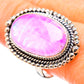 Pink Moonstone Rings handcrafted by Ana Silver Co - RING130489