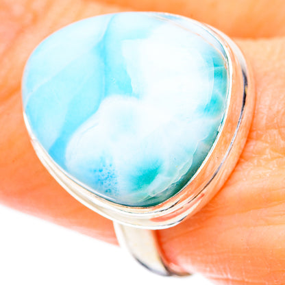 Larimar Rings handcrafted by Ana Silver Co - RING130540