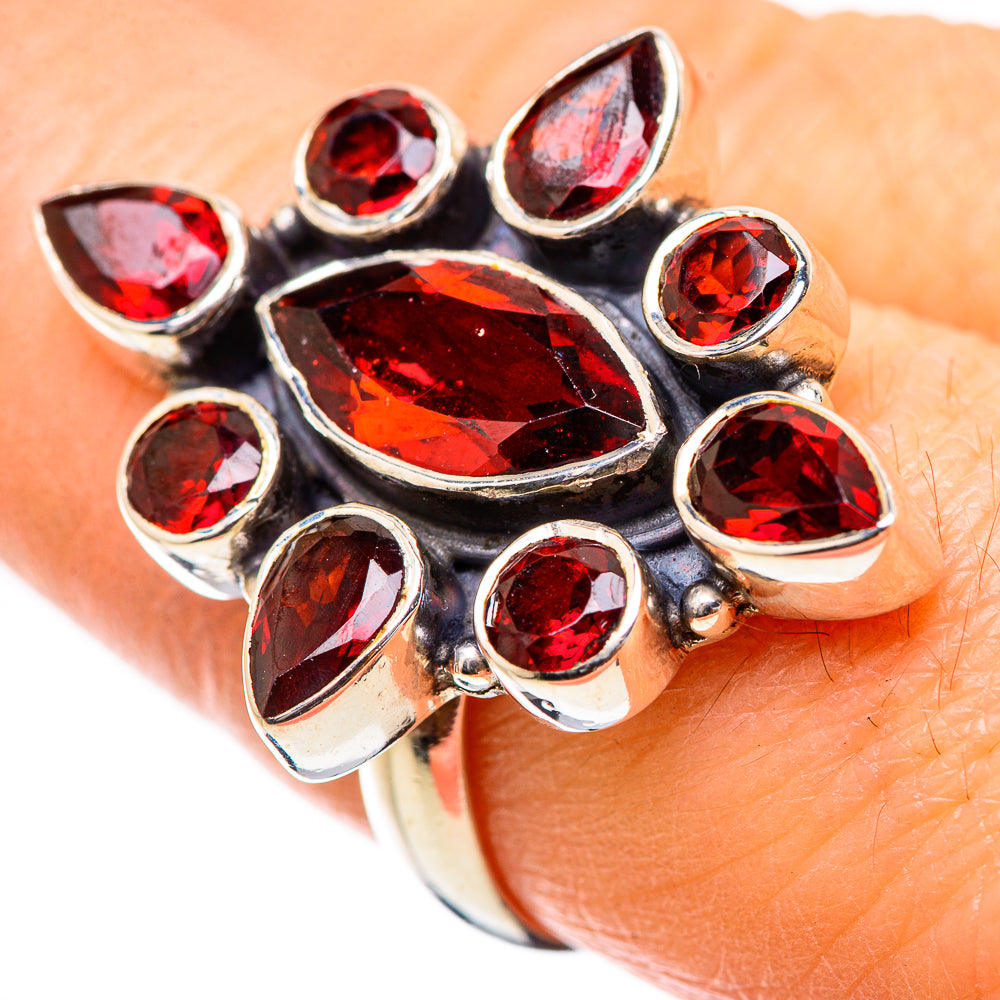 Garnet Rings handcrafted by Ana Silver Co - RING130557