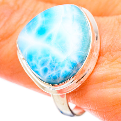 Larimar Rings handcrafted by Ana Silver Co - RING130565