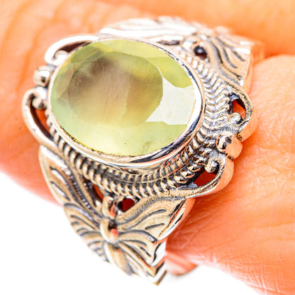 Prehnite Rings handcrafted by Ana Silver Co - RING130574