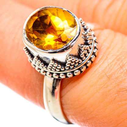 Citrine Rings handcrafted by Ana Silver Co - RING130577