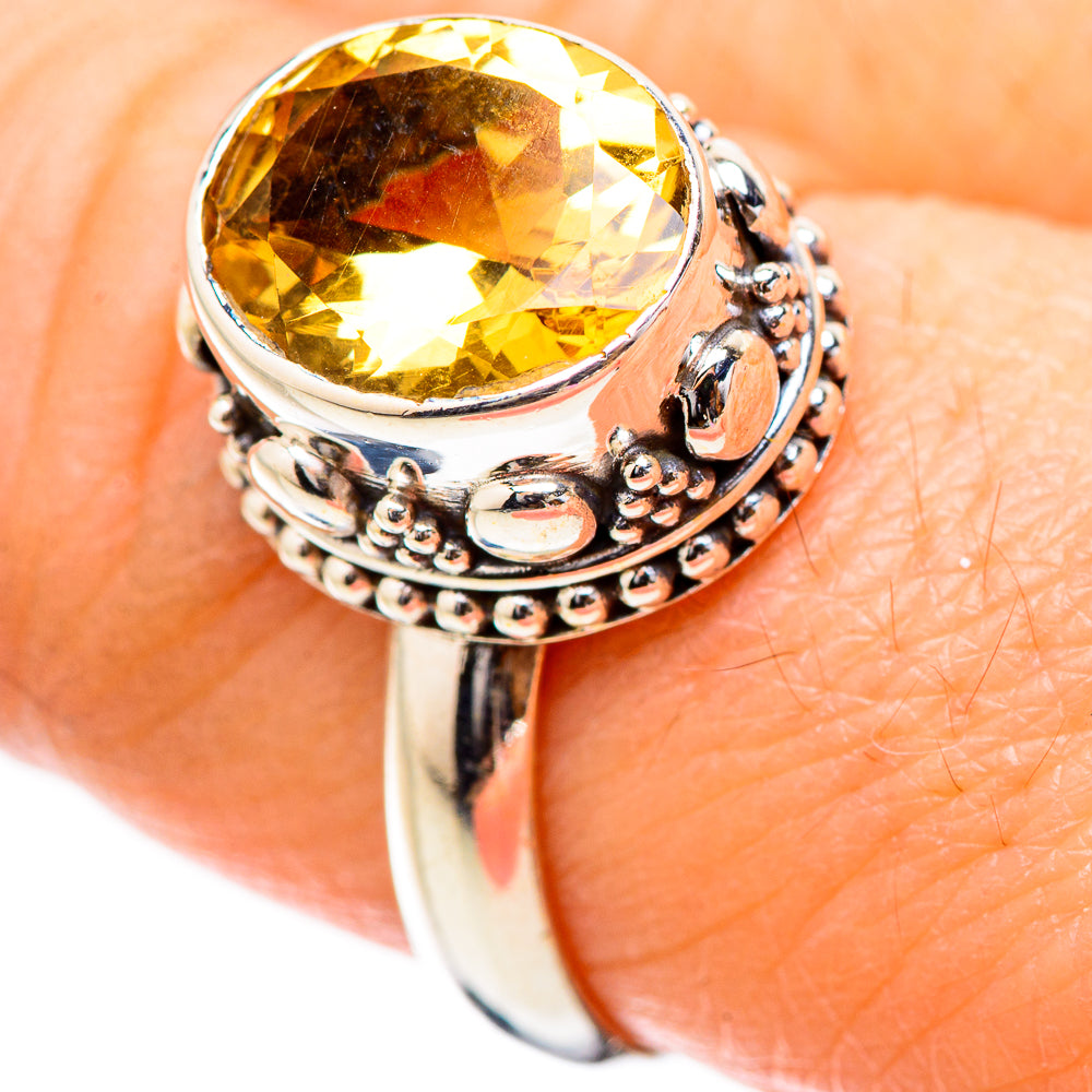 Citrine Rings handcrafted by Ana Silver Co - RING130578