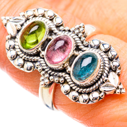 Ammolite Rings handcrafted by Ana Silver Co - RING130584
