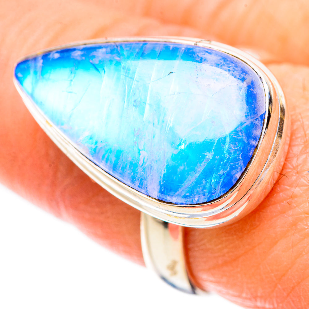 Blue Topaz Rings handcrafted by Ana Silver Co - RING130590