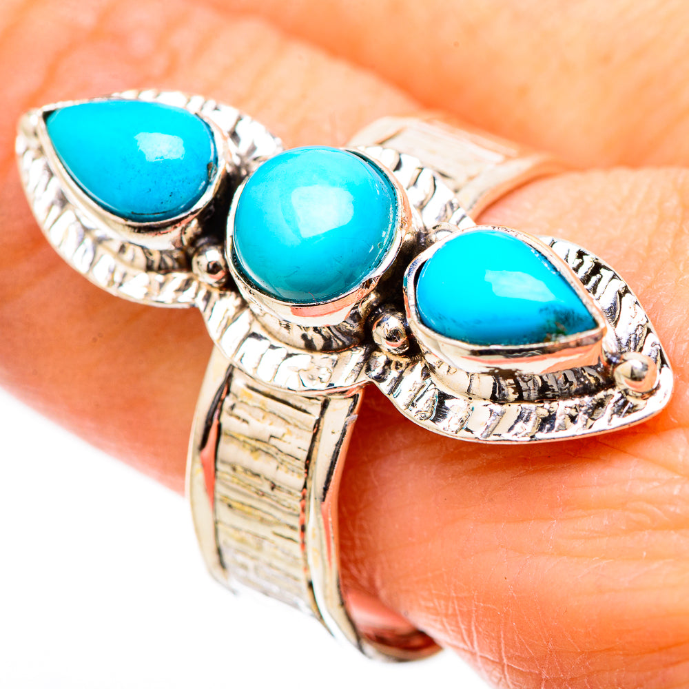 Larimar Rings handcrafted by Ana Silver Co - RING130591