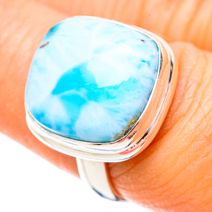 Larimar Rings handcrafted by Ana Silver Co - RING130593