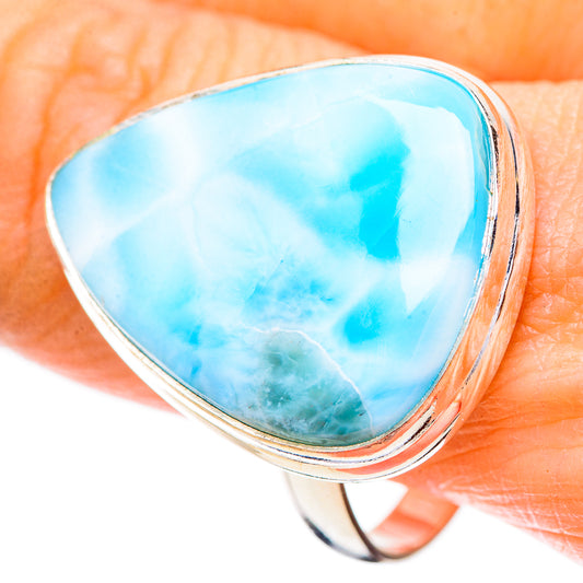 Larimar Rings handcrafted by Ana Silver Co - RING130594