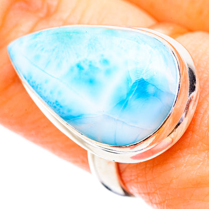 Larimar Rings handcrafted by Ana Silver Co - RING130601
