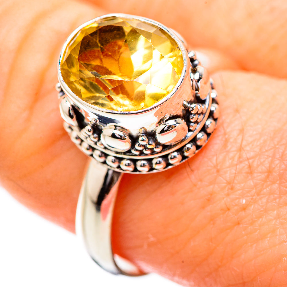 Citrine Rings handcrafted by Ana Silver Co - RING130609
