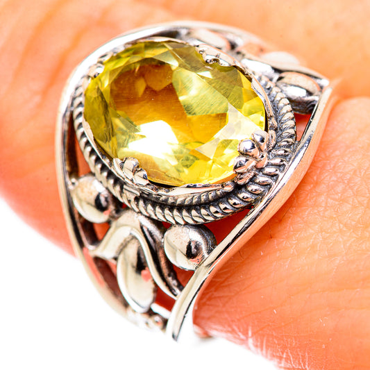Citrine Rings handcrafted by Ana Silver Co - RING130623